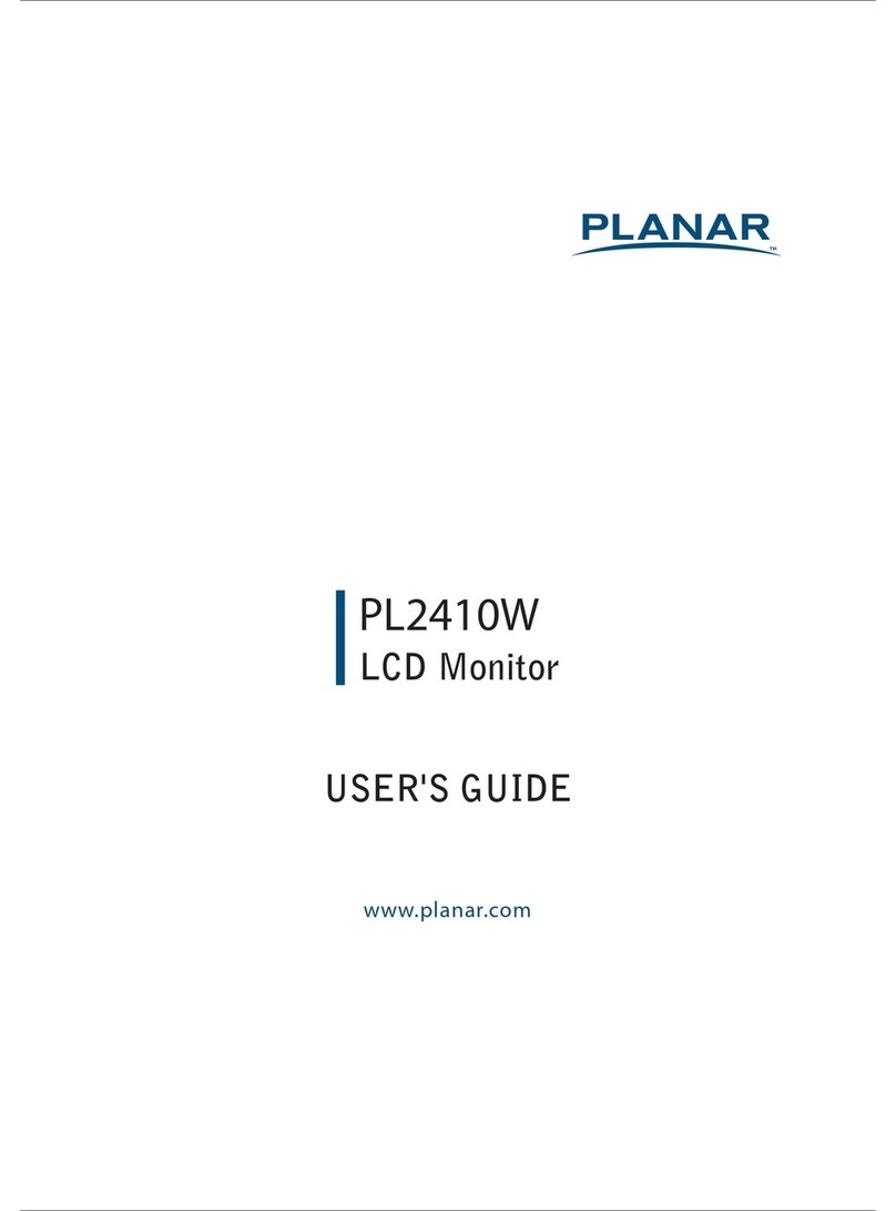 Planar PL2410W User manual Planar PL2410W User manual