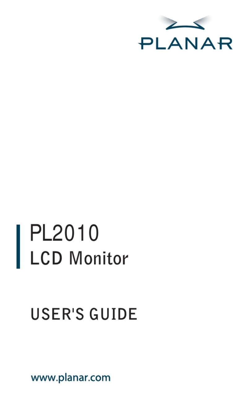 Planar PL2010 User manual