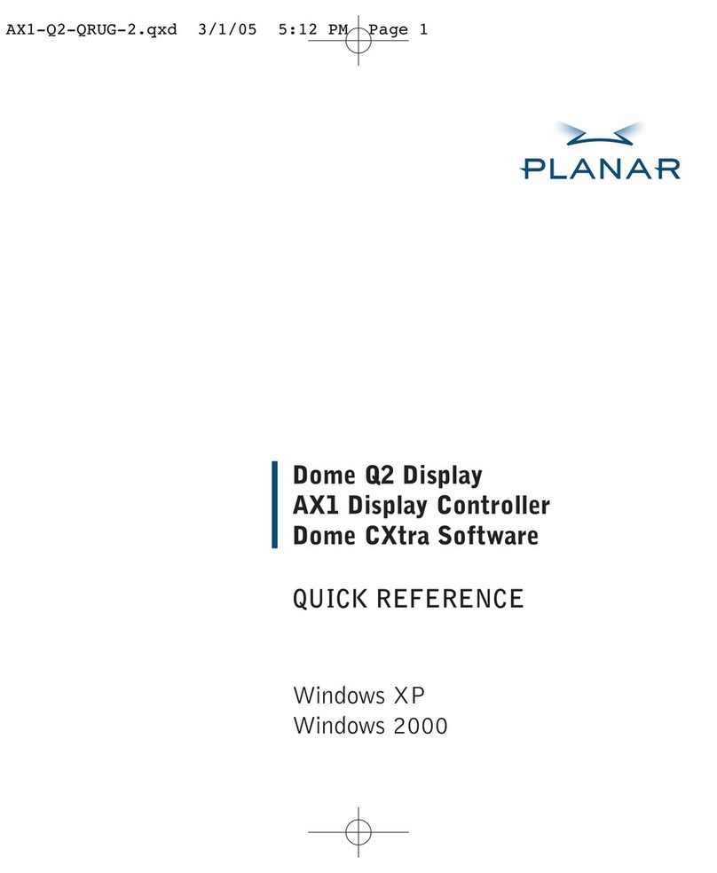 Planar Dome Q2 User manual Planar Dome Q2 User manual