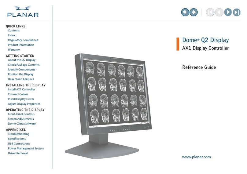 Planar Dome Q2 User manual Planar Dome Q2 User manual