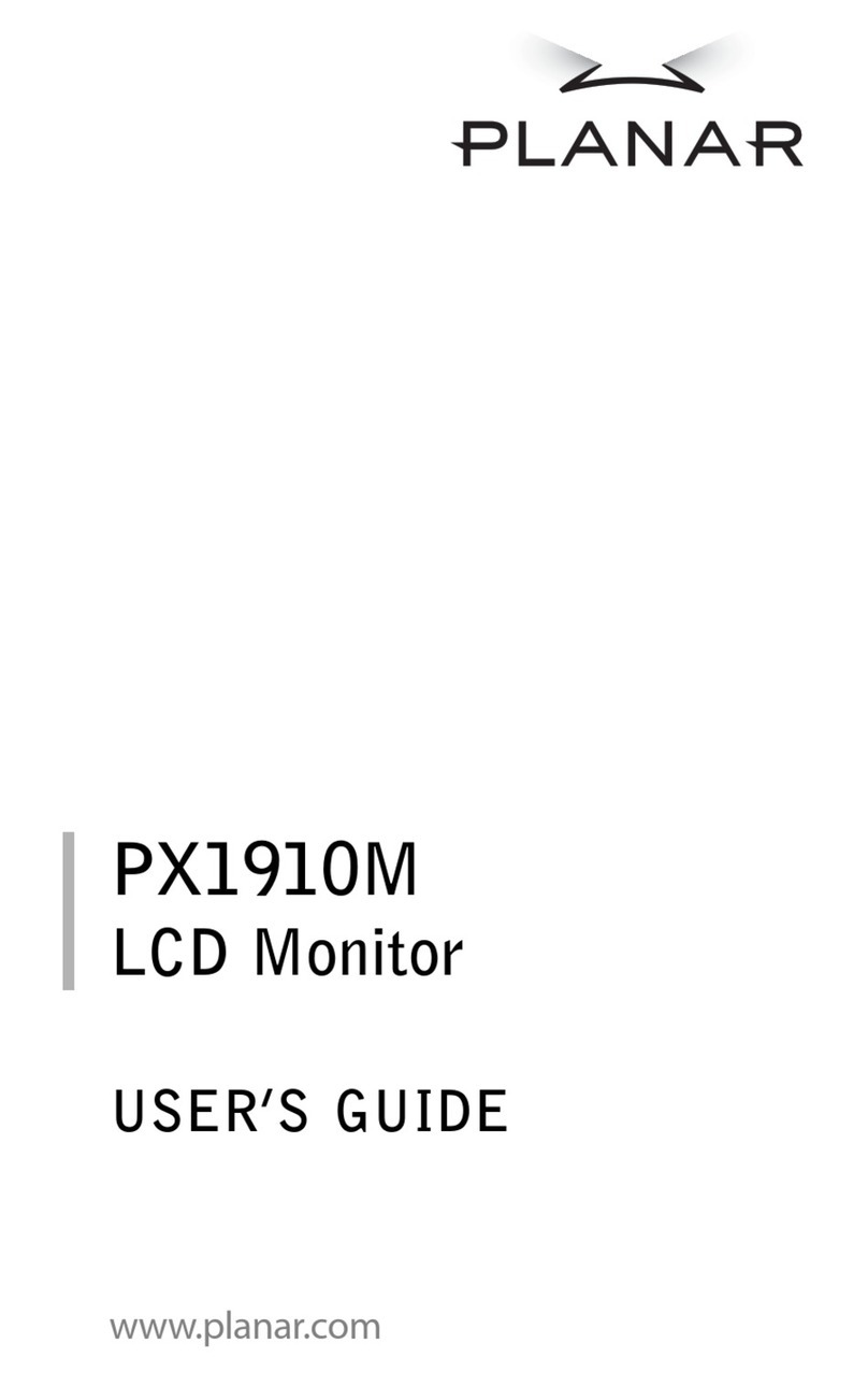 Planar PX1910M User manual Planar PX1910M User manual