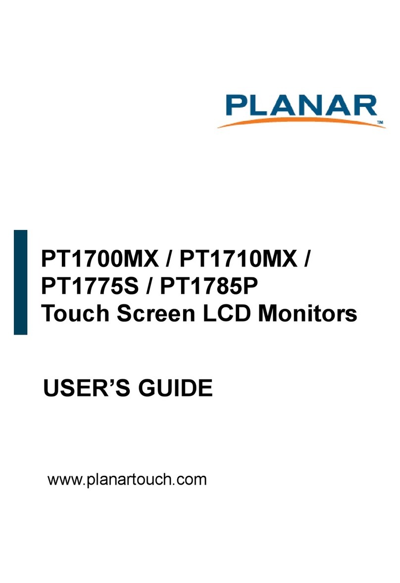 Planar PT1785P User manual Planar PT1785P User manual