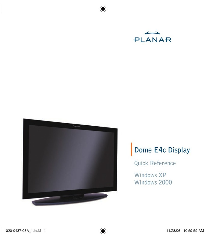 Planar Dome E4c User manual