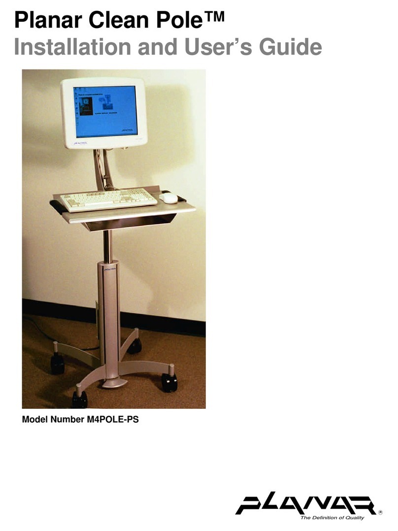 Planar CleanPole M4POLE-PS User manual