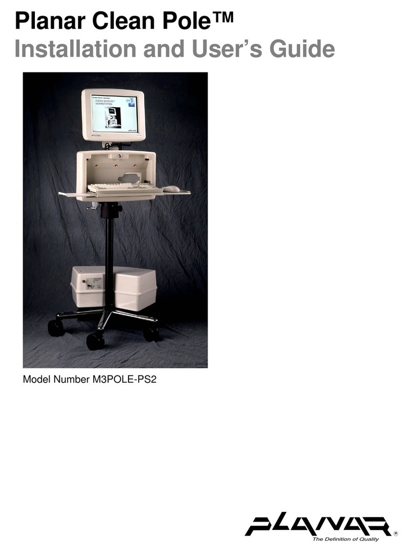 Planar CleanPole M3POLE-PS2 User manual