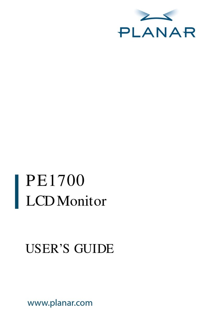 Planar PE1700 User manual