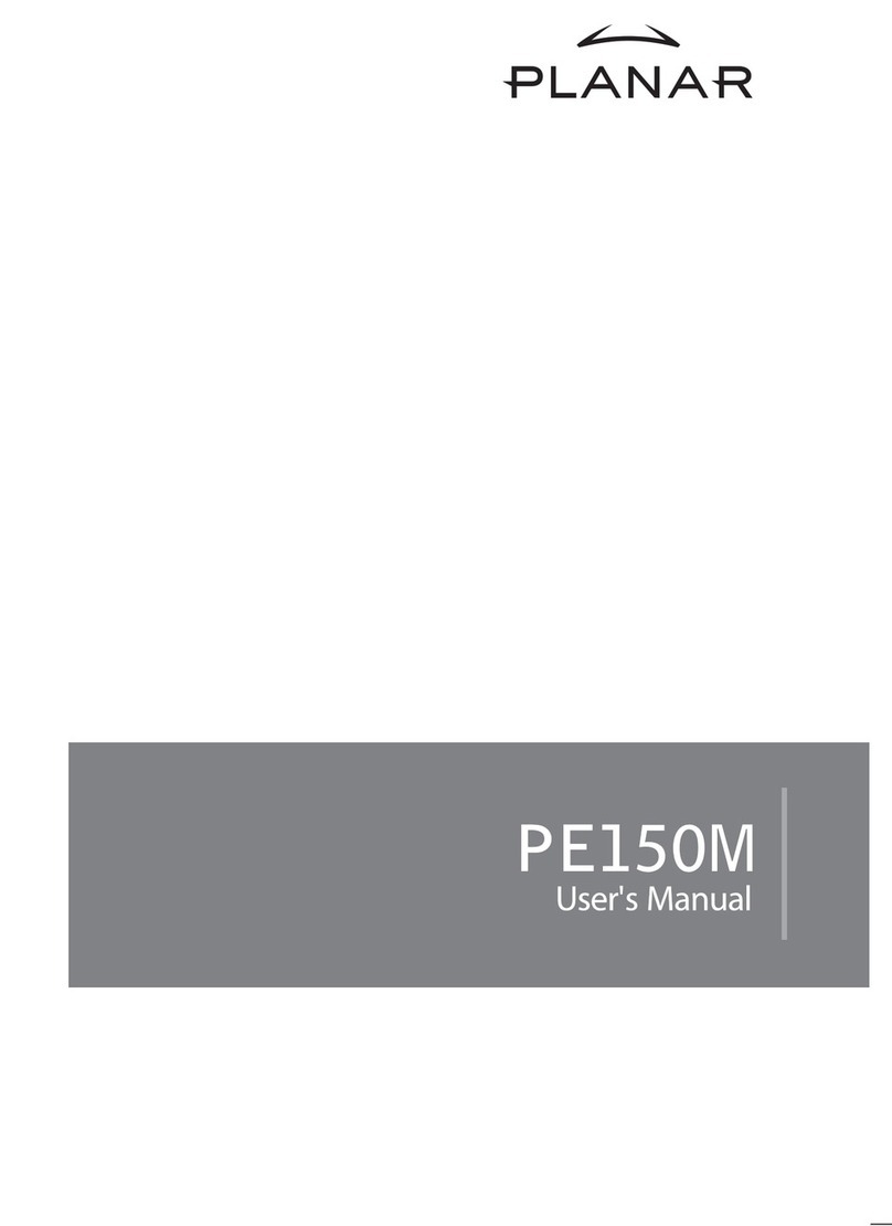 Planar PE150M user manual