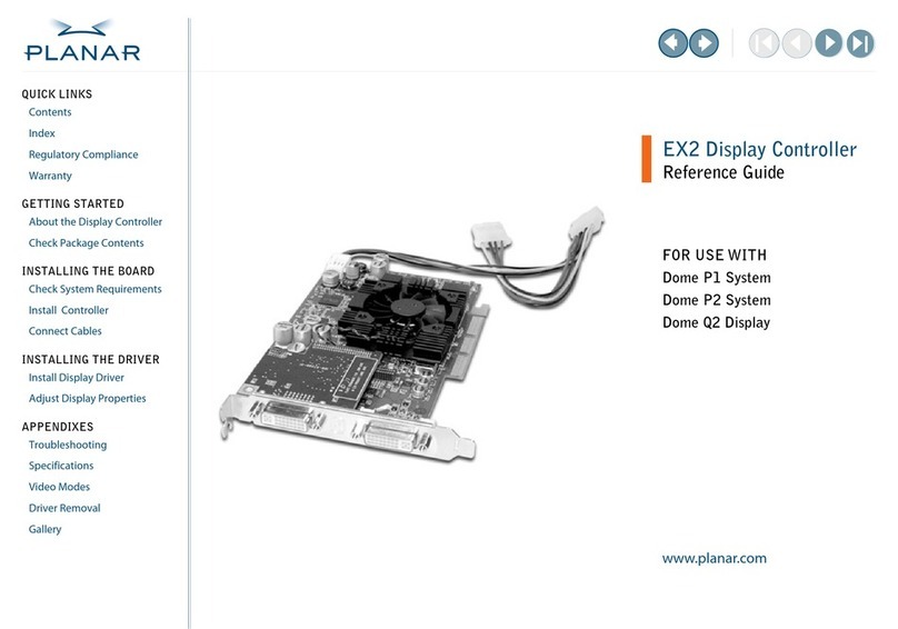 Planar P1 User manual