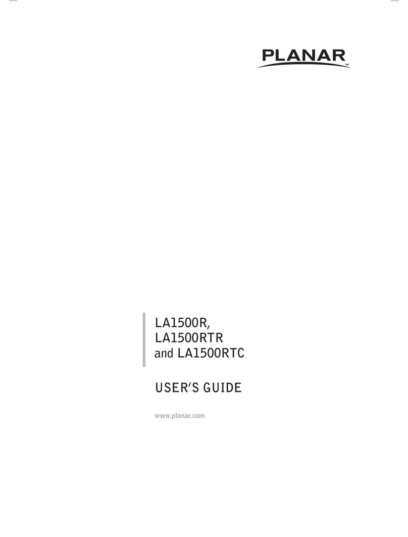 Planar LA1500RTS User manual