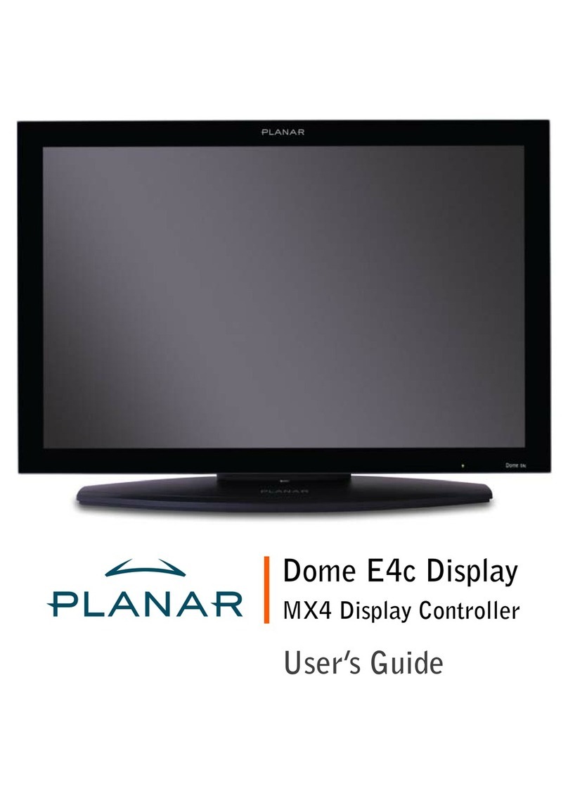 Planar Dome E4c User manual Planar Dome E4c User manual