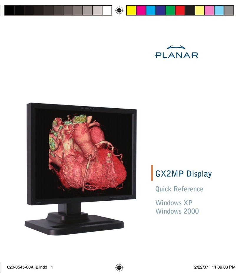 Planar Planar GX2MP User manual