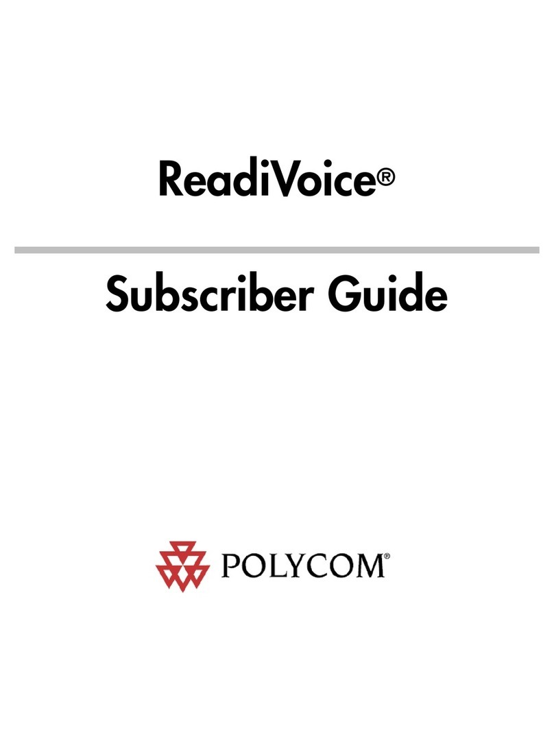 Polycom ReadiVoice supplementary guide