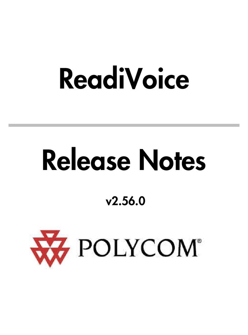 Polycom ReadiVoice release note