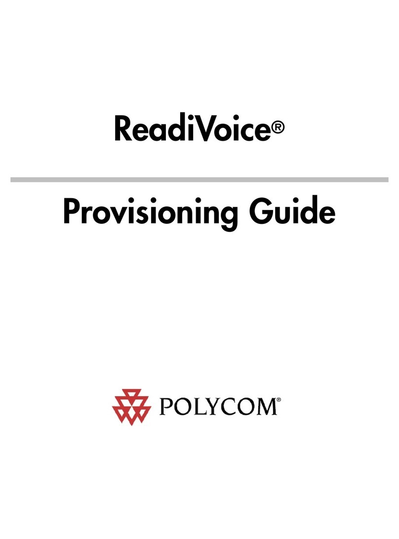Polycom ReadiVoice User manual Polycom ReadiVoice User manual