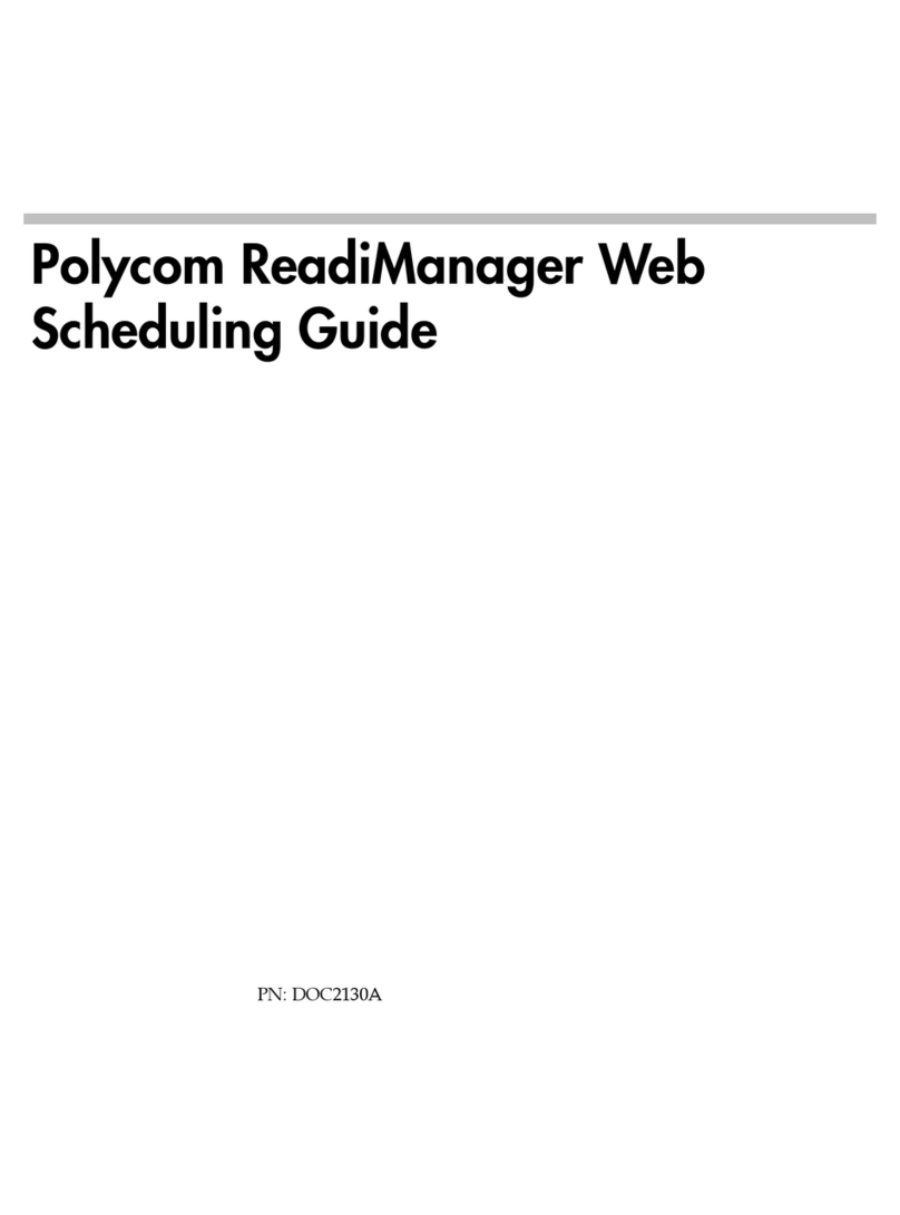 Polycom ReadiManagerSE200 Quick start guide