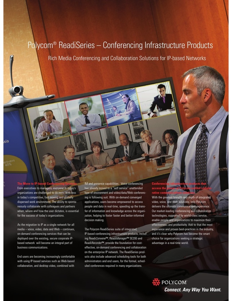 Polycom ReadiConvene brochure Polycom ReadiConvene brochure