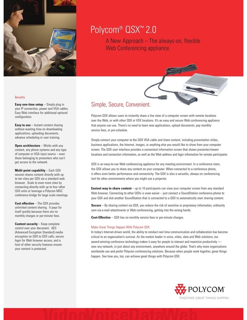 Polycom QSX brochure