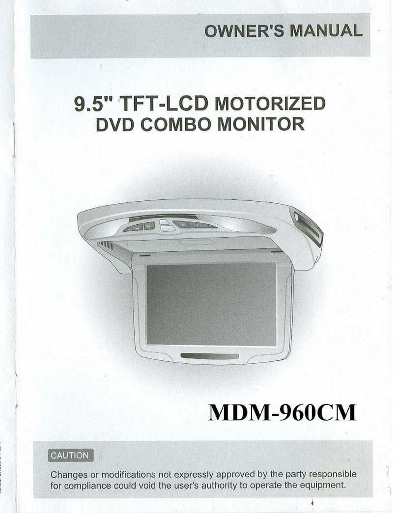 PowerAcoustik MDM-960CM owner's manual