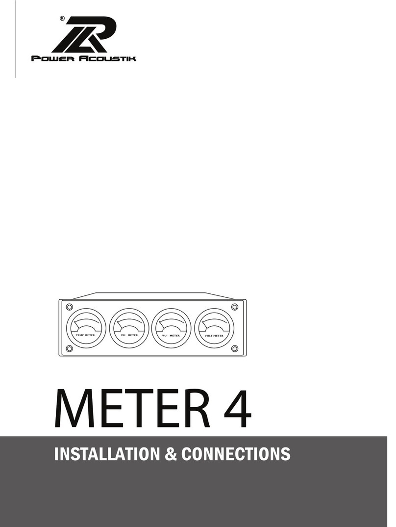 PowerAcoustik METER 4 Installation