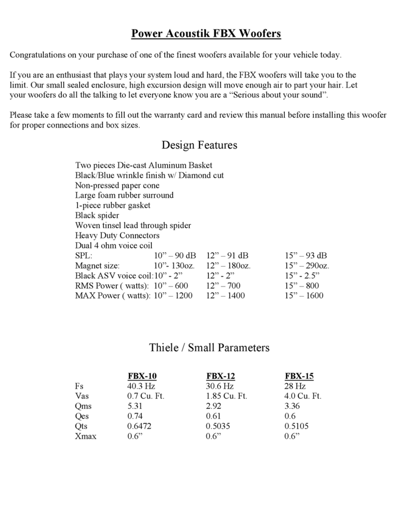 PowerAcoustik FBX-10 install guide