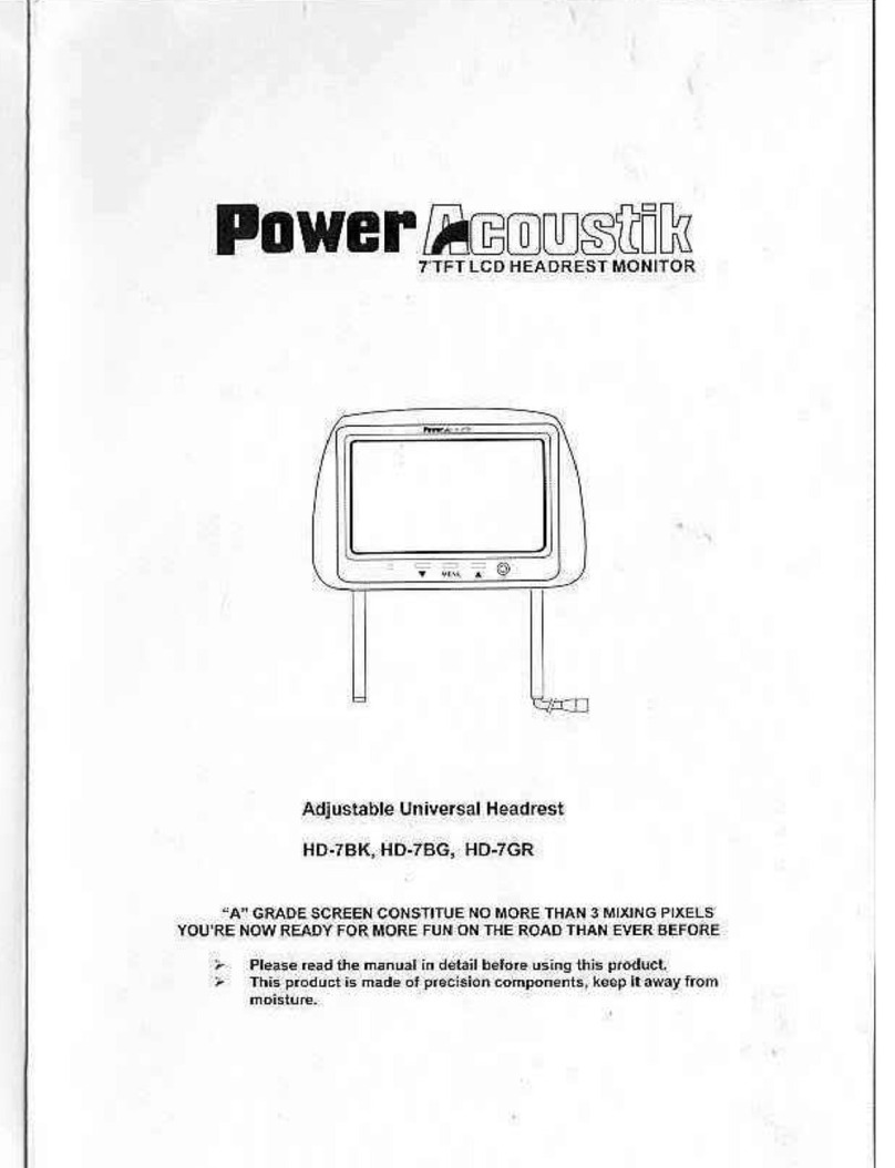 PowerAcoustik HD-7 installation instructions