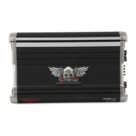 PowerAcoustik CRYPT CPT1-3200D User manual PowerAcoustik CRYPT CPT1-3200D User manual