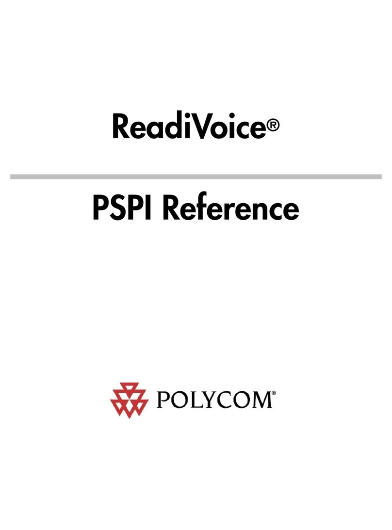 Polycom ReadiVoice reference guide