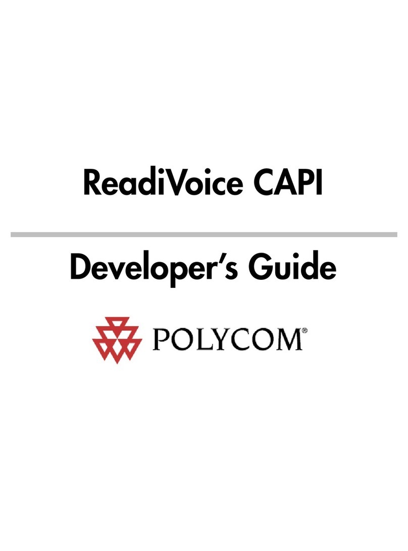 Polycom ReadiVoice Developer's guide