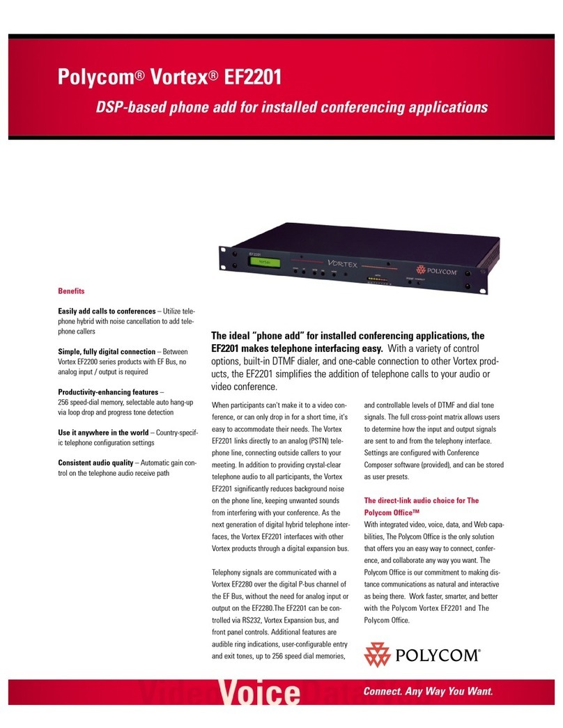Polycom Vortex EF2201 Brochure & specs