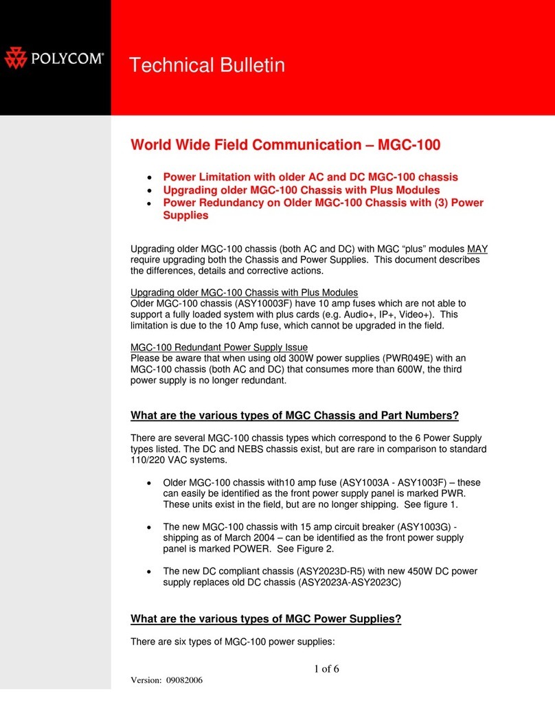 Polycom MGC-100 Service manual