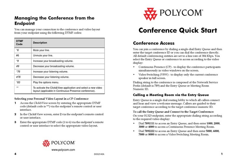 Polycom MGC Manager User manual
