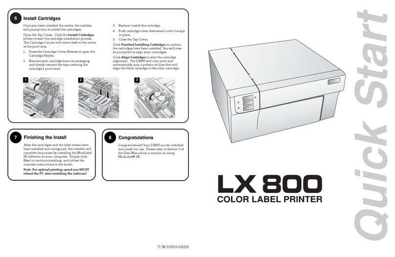 Primera LX800 User manual