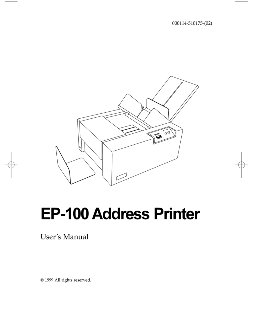 Primera EP-100 User manual