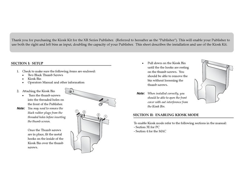 Primera Bravo SE User manual