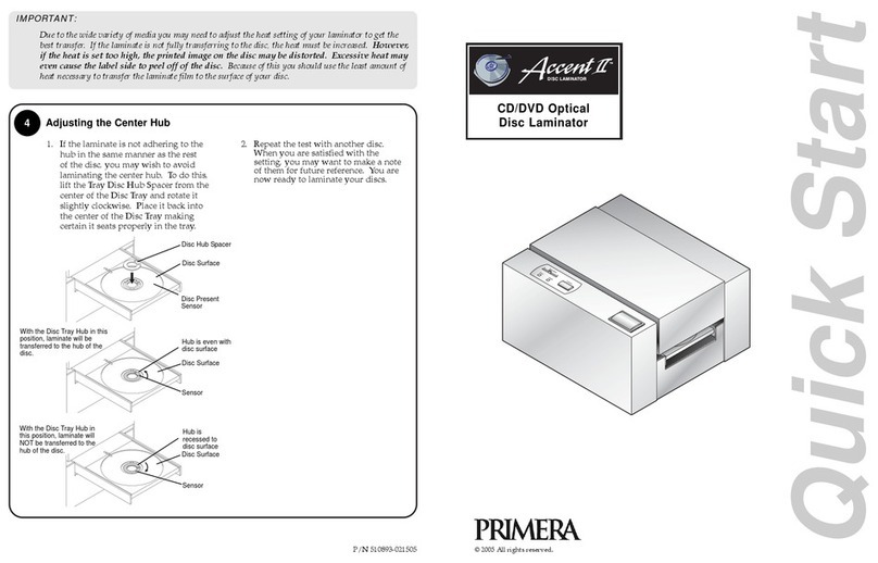 Primera Accent II quick start