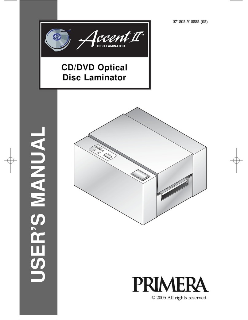 Primera Accent II user manual