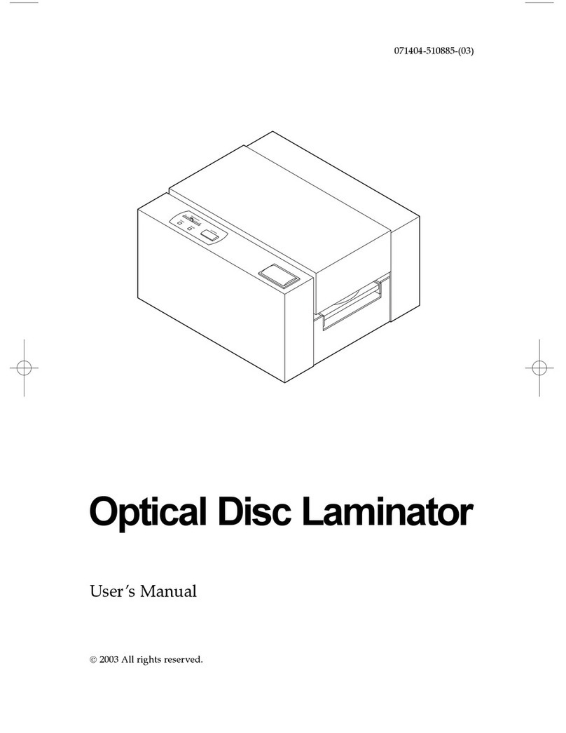 Primera Accent User manual