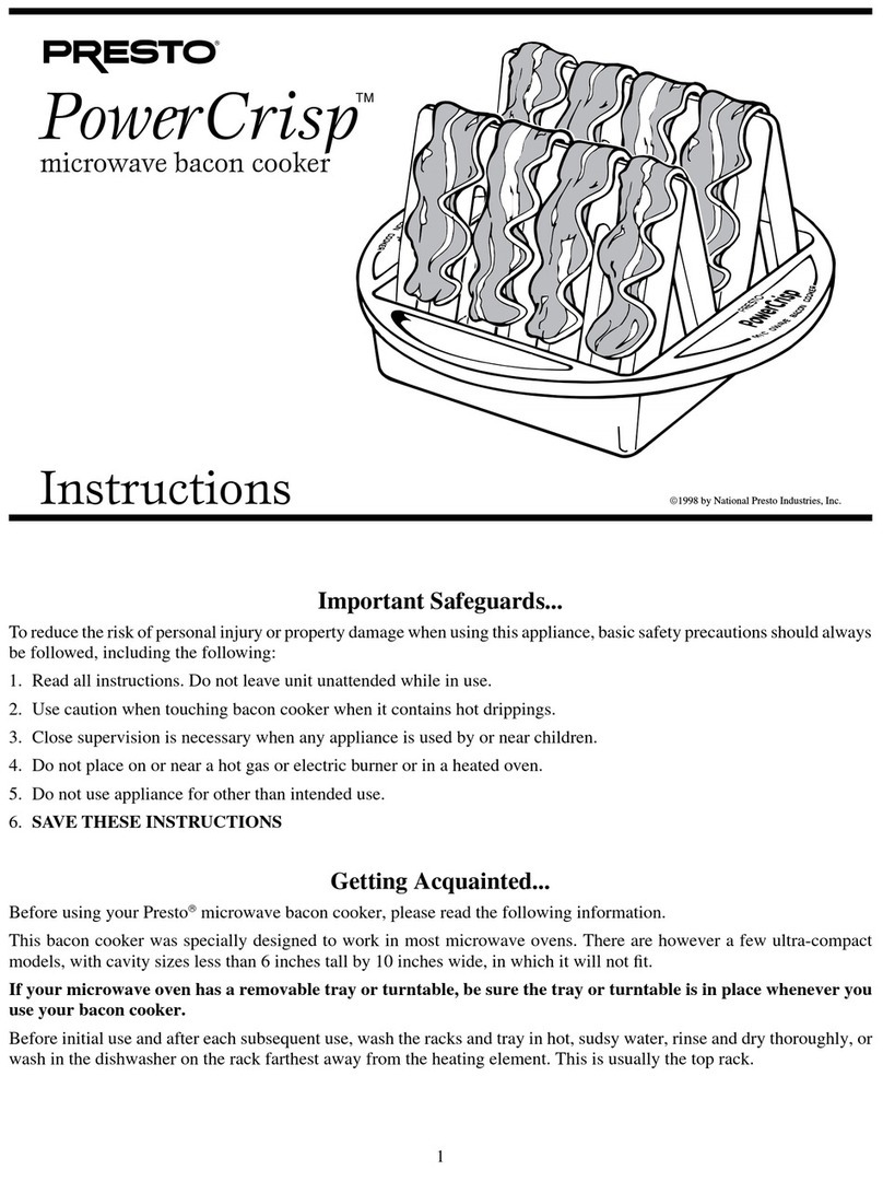 Presto PowerCrisp 5100 instructions