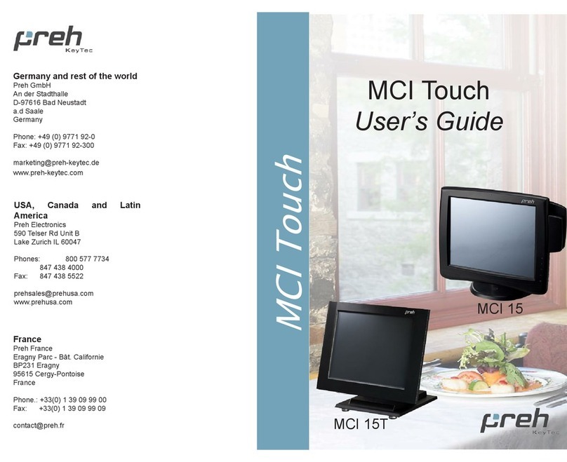 Preh MCI 15T user guide