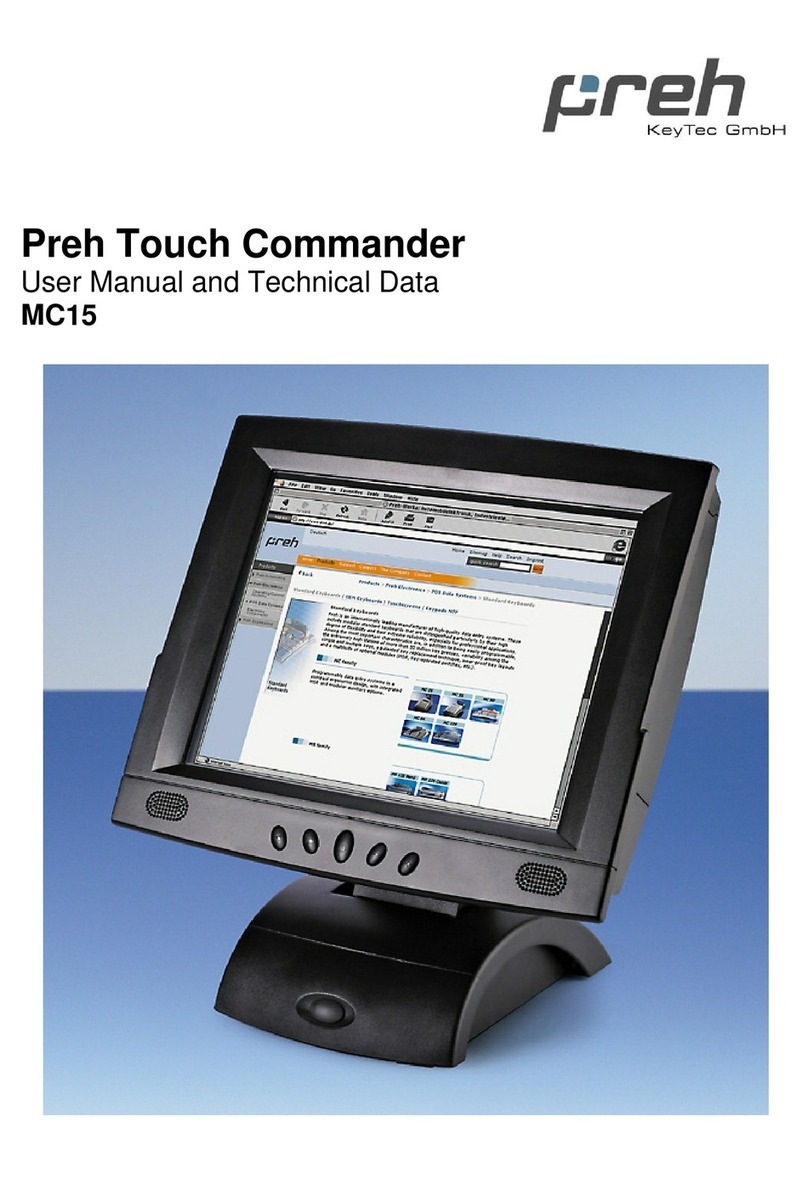 Preh MC 15 User manual