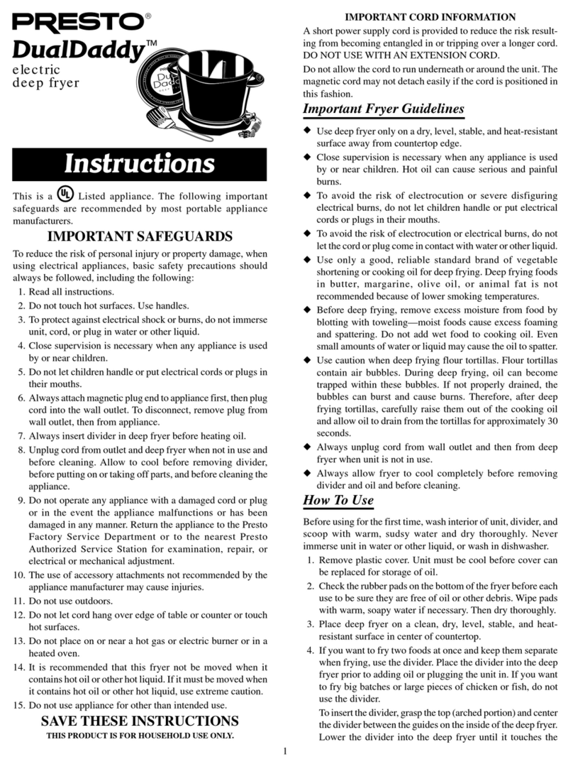 Presto DualDaddy 5450 User manual