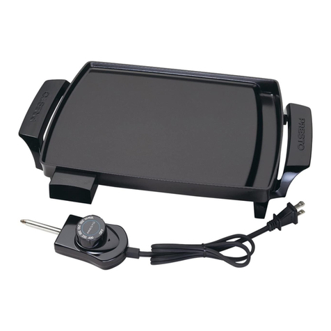 Presto Liddle Griddle7211 User manual Presto Liddle Griddle7211 User manual