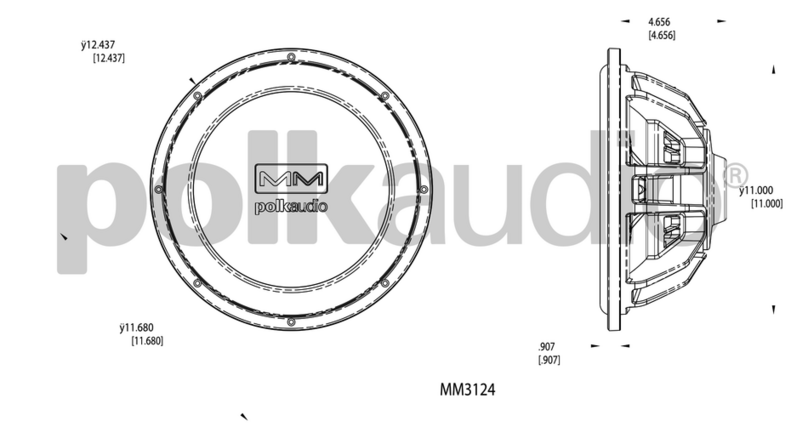 Polk Audio MM1240 Specifications