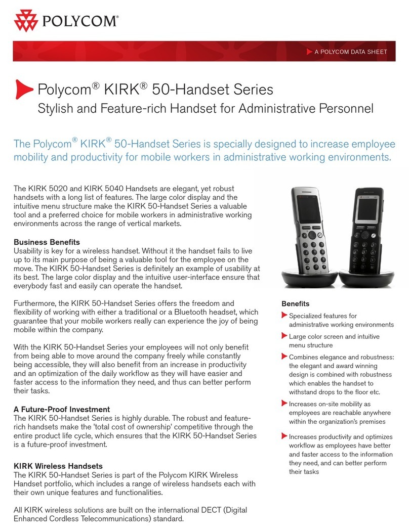 Polycom KIRK 5020 datasheet