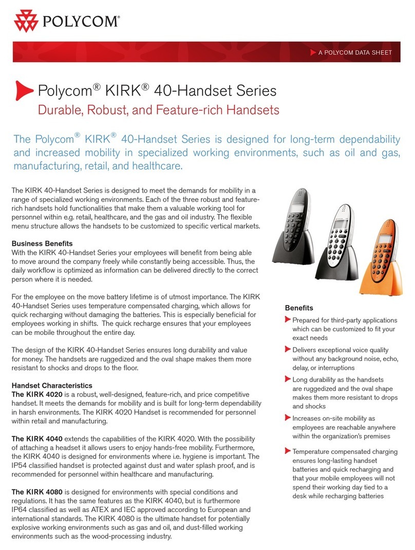 Polycom KIRK KIRK 4040 User manual
