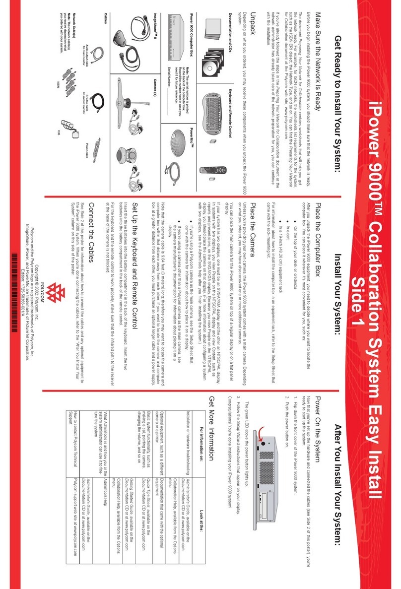Polycom IPOWER 9000 Product information sheet