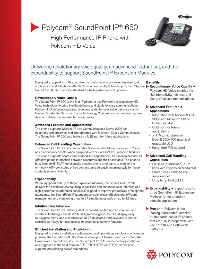 Polycom 2200-12651-001 User manual
