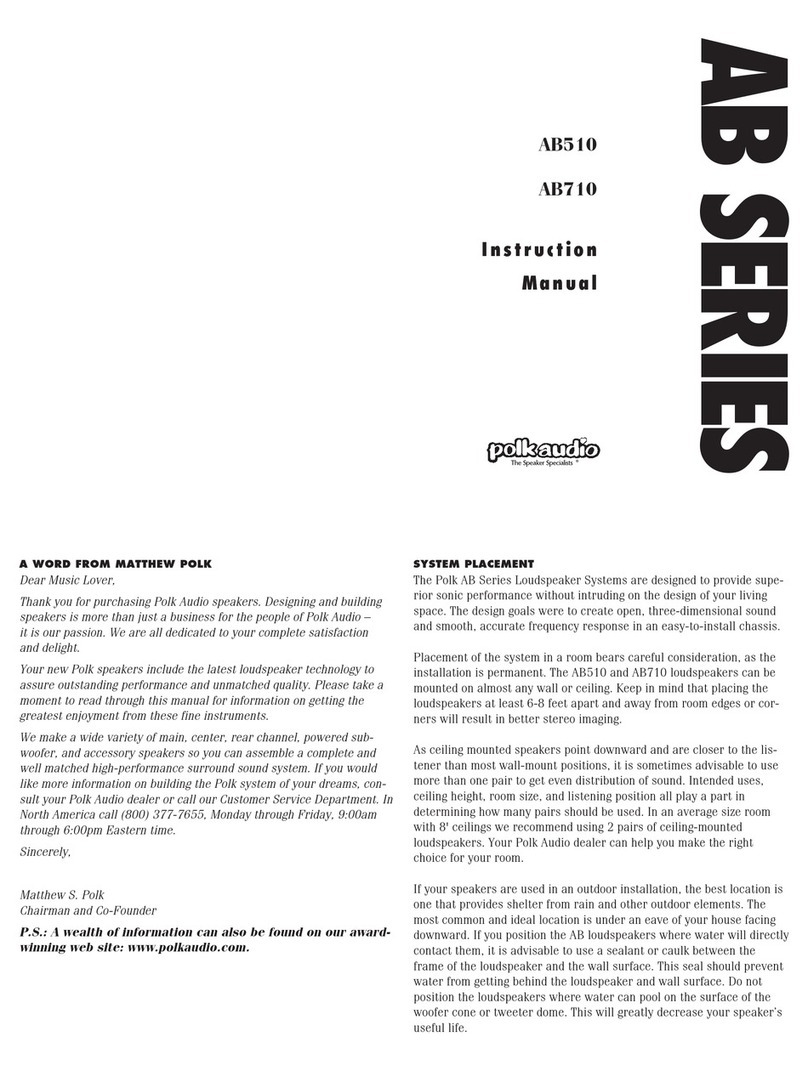 Polk Audio AB510 User manual