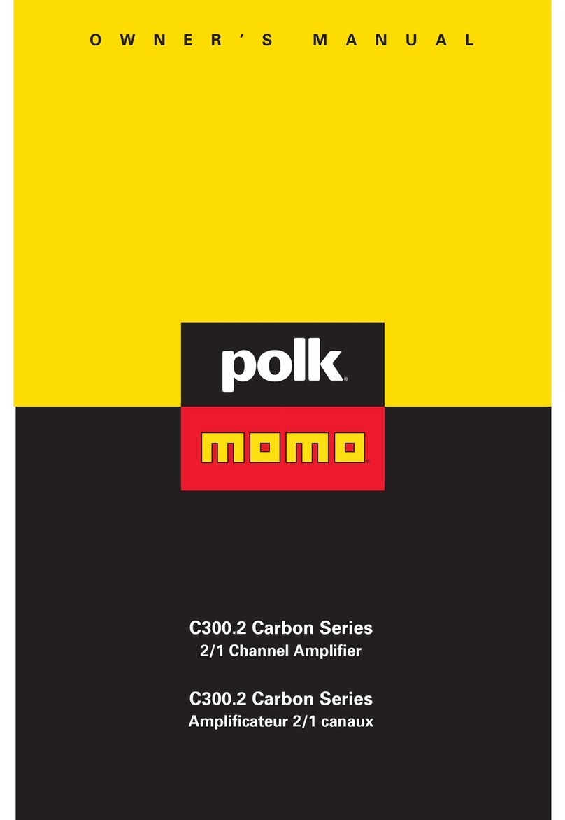 Polk Audio C300.2 owner's manual