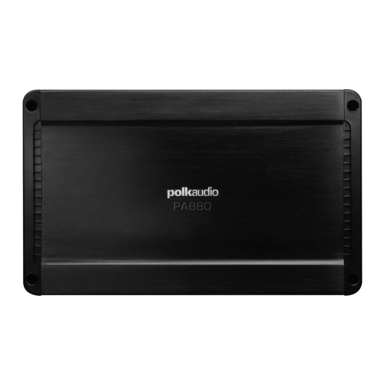 Polk Audio PA880 user guide